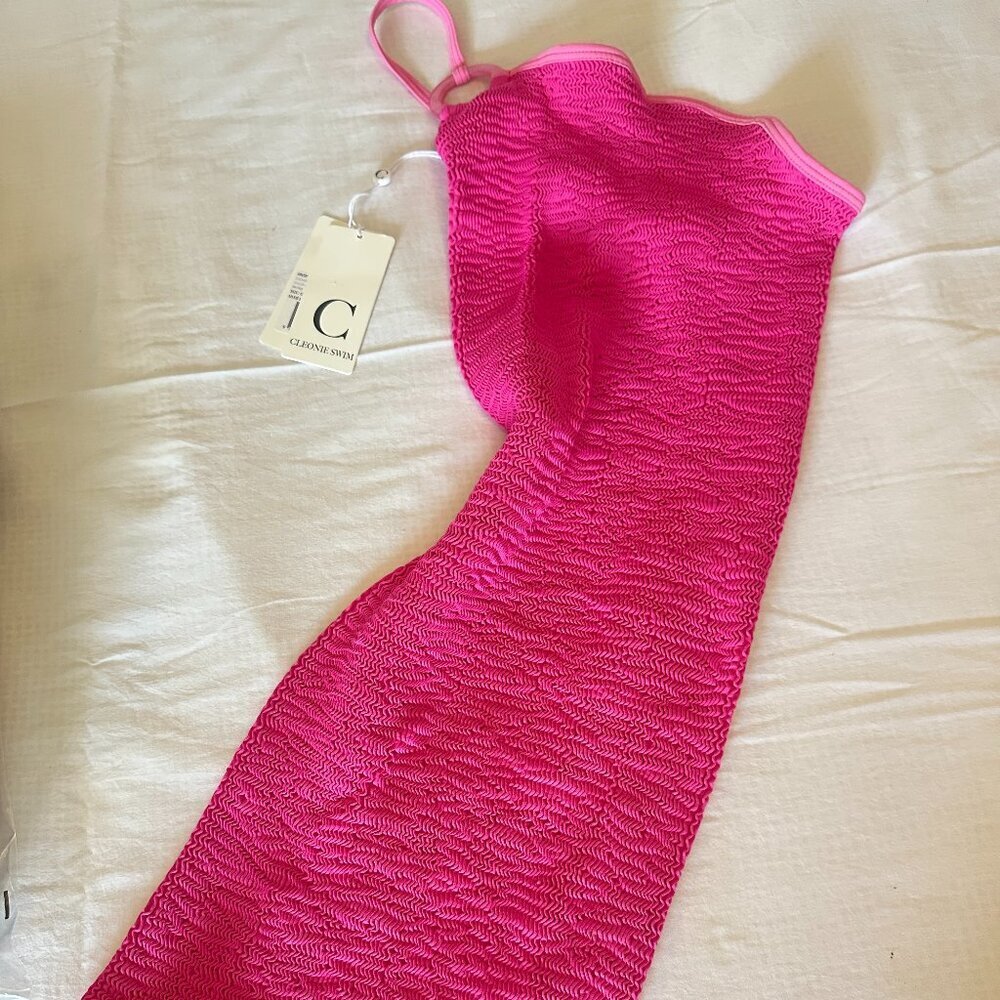 NWT CLEONIE Jindy Mini Barbie Color Swim Cover Up - Picture 2 of 7